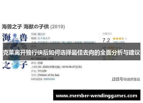 克莱离开独行侠后如何选择最佳去向的全面分析与建议