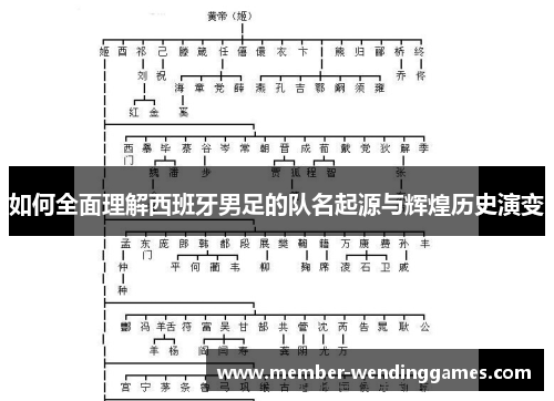 如何全面理解西班牙男足的队名起源与辉煌历史演变